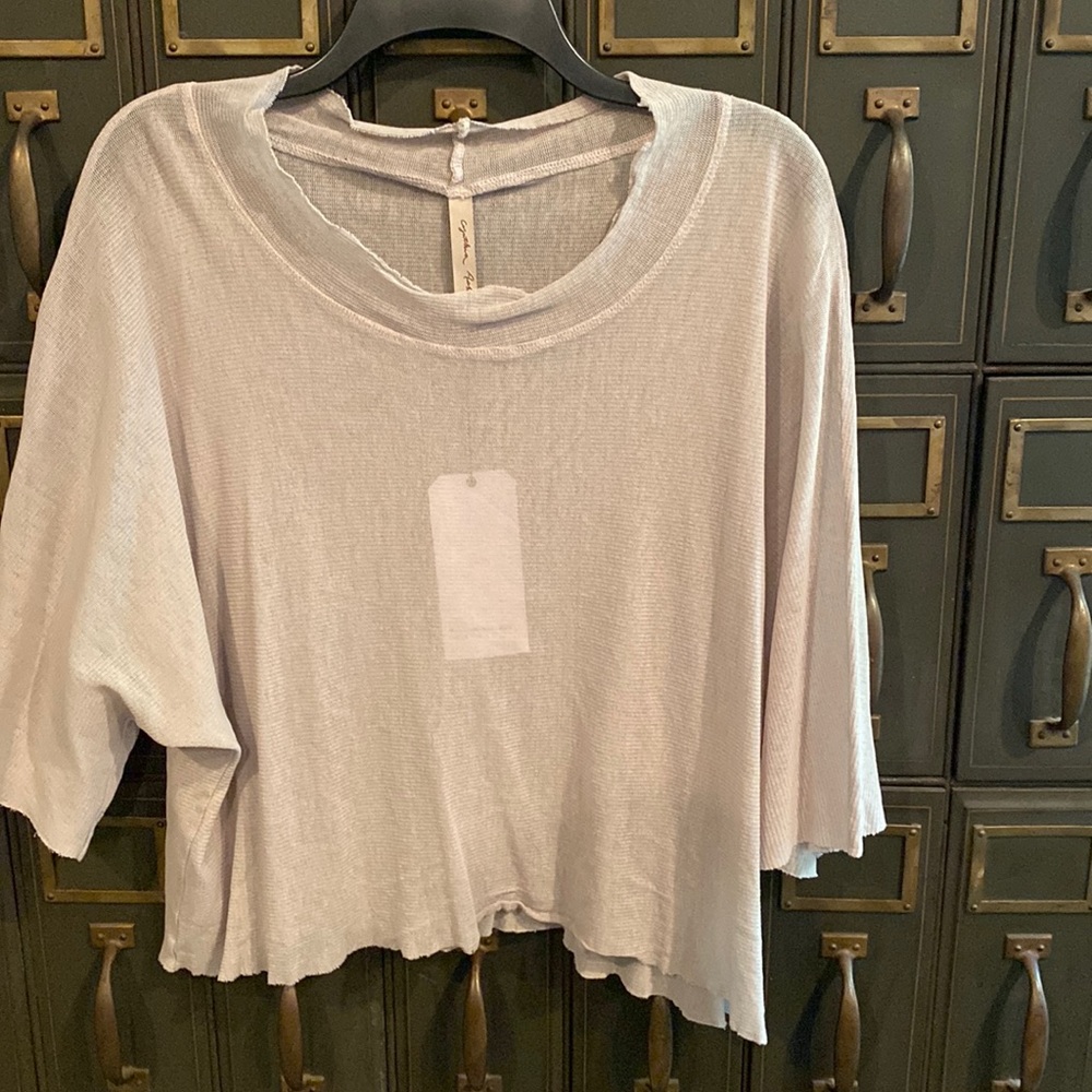 Casual Gray Women's Top
